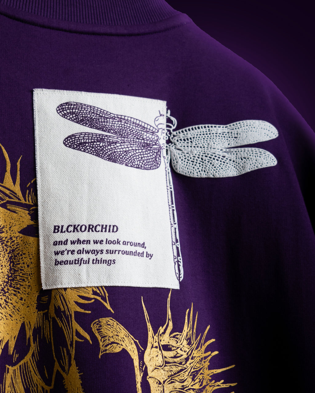 FINDING PEACE T-SHIRT [NOCTURNE VIOLET]