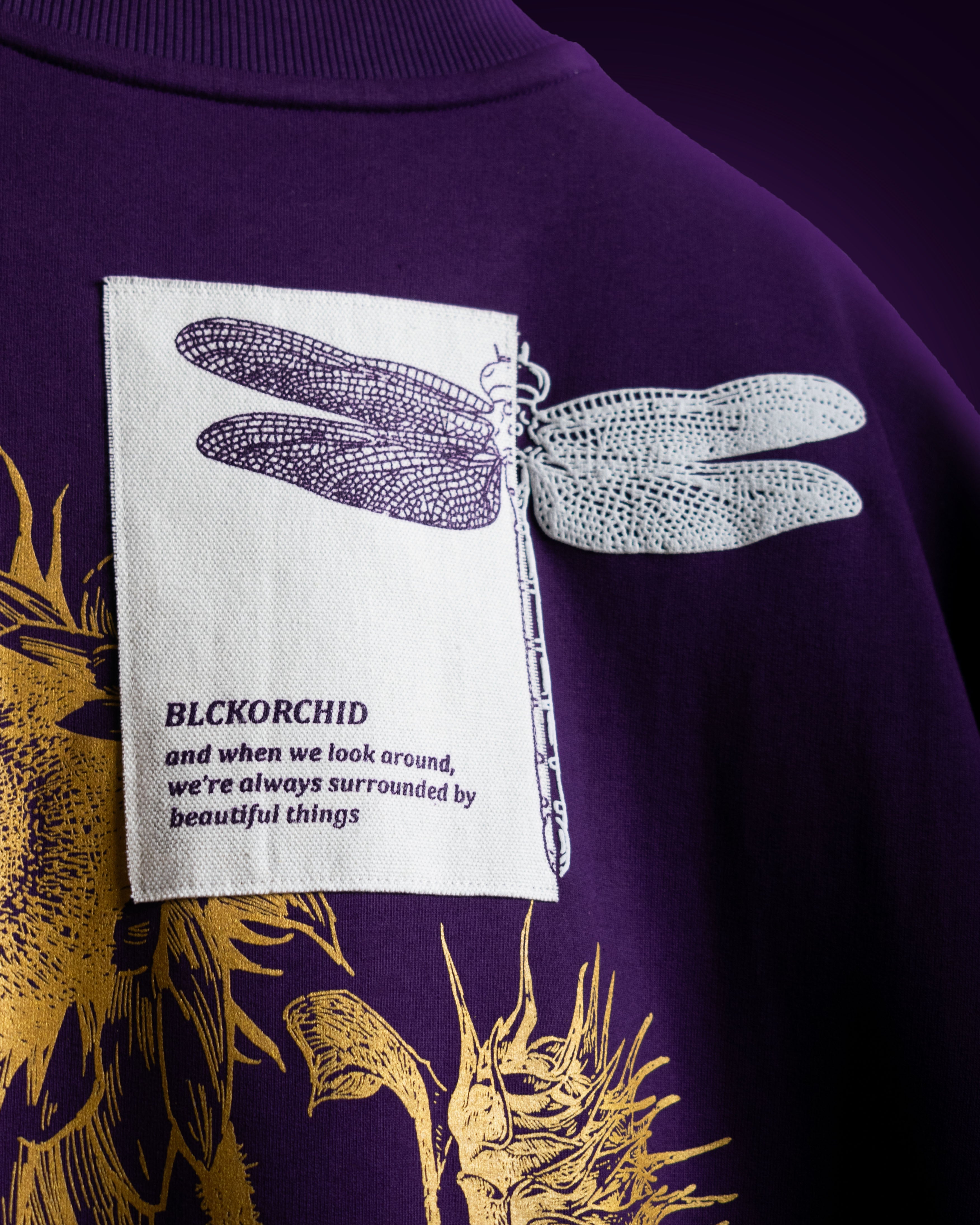 FINDING PEACE T-SHIRT [NOCTURNE VIOLET]