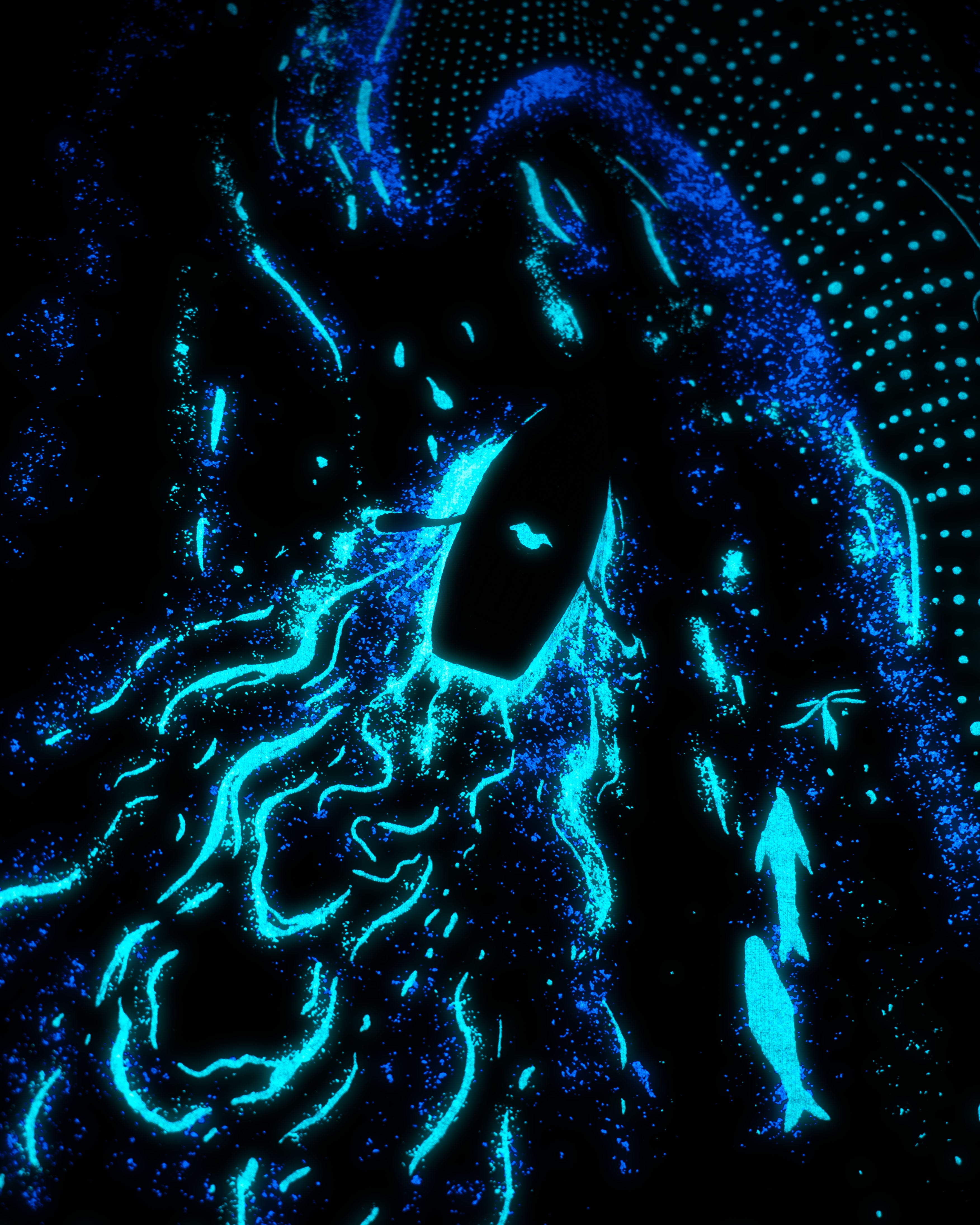 A GLOWING OCEAN T-SHIRT [GLOW IN DARK]