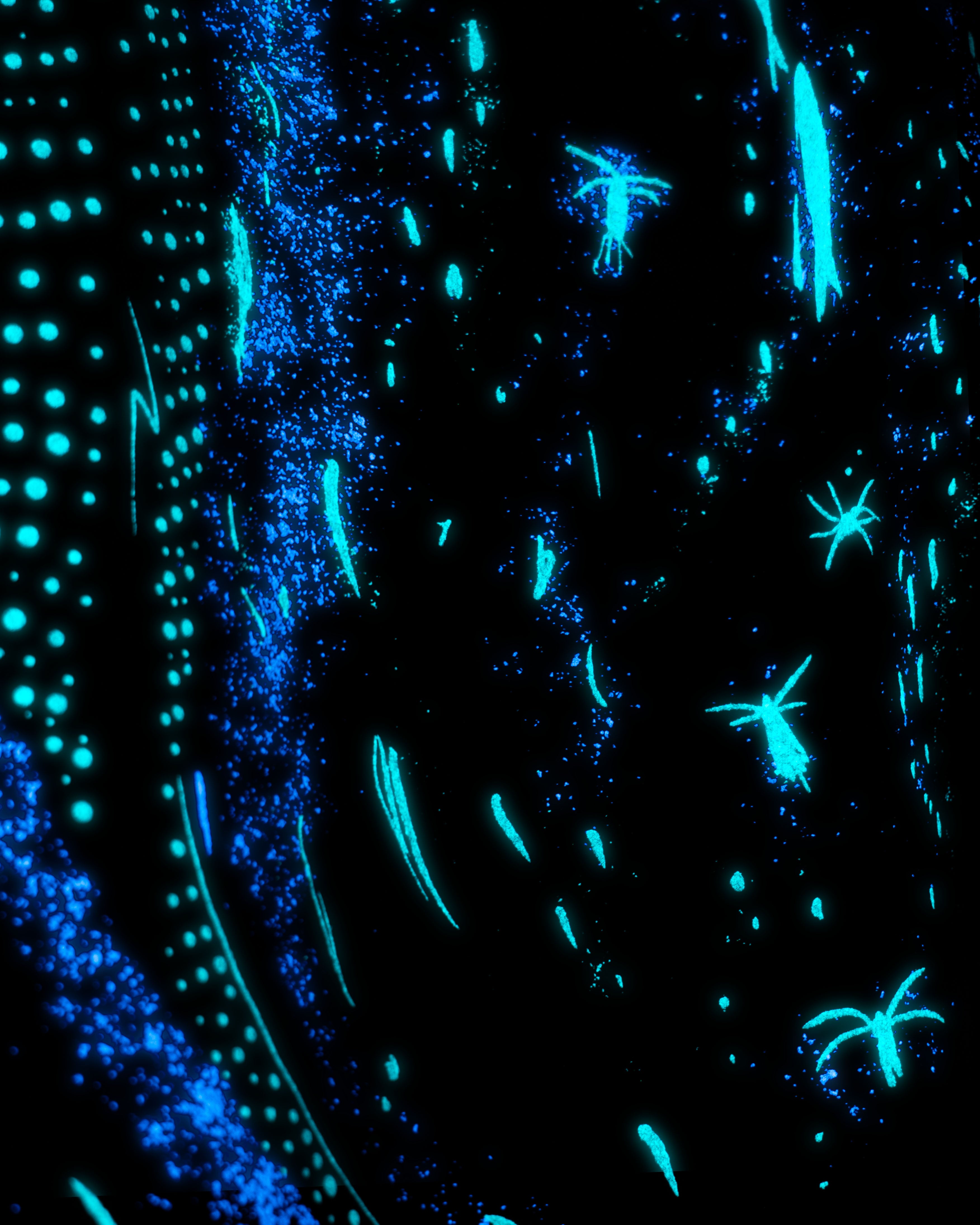 A GLOWING OCEAN T-SHIRT [GLOW IN DARK]