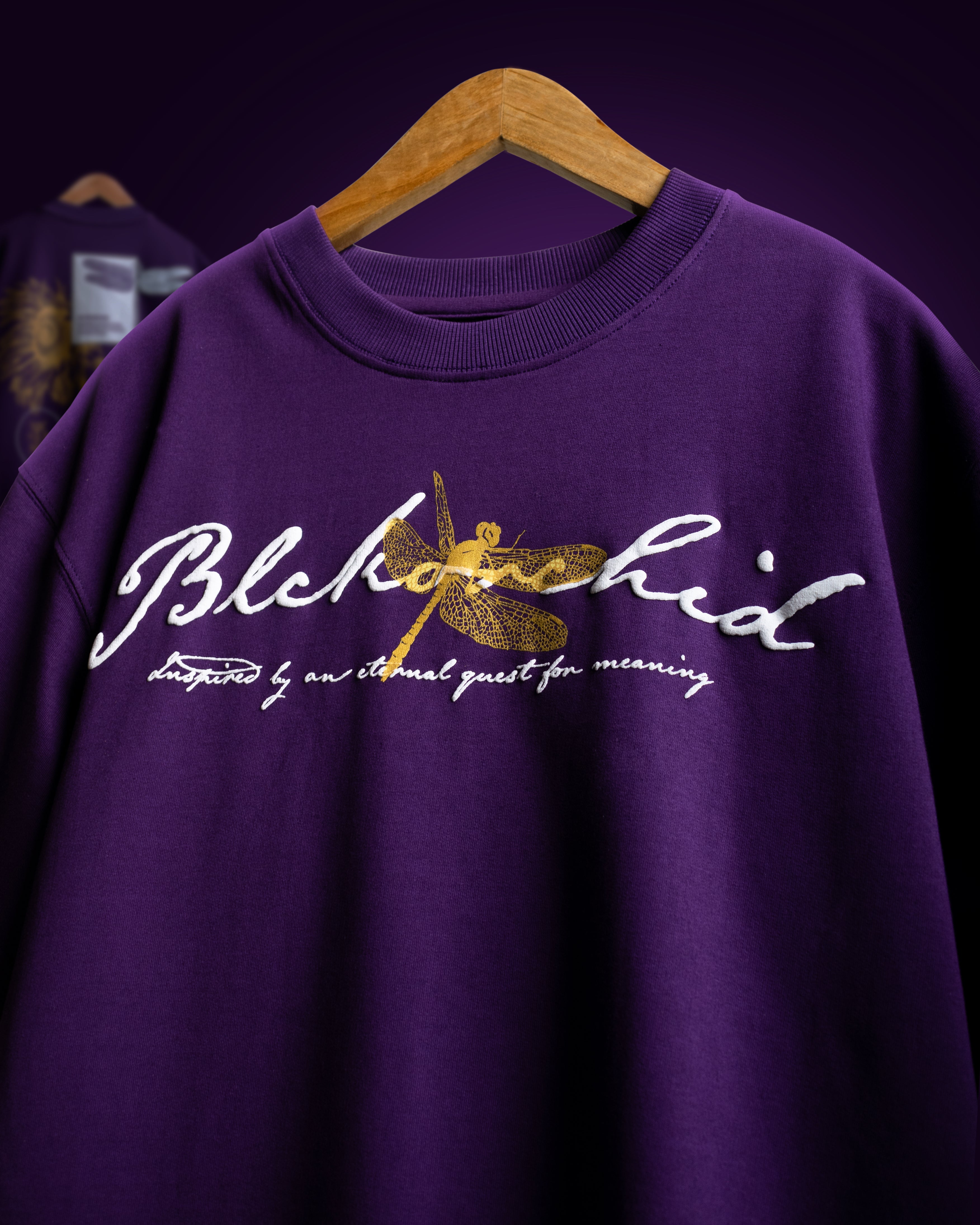 FINDING PEACE T-SHIRT [NOCTURNE VIOLET]
